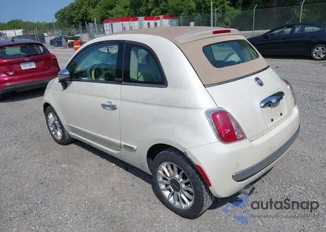 2013 Fiat 500C Lounge from USA, damaged, VIN 3C3CFFER0DT648893